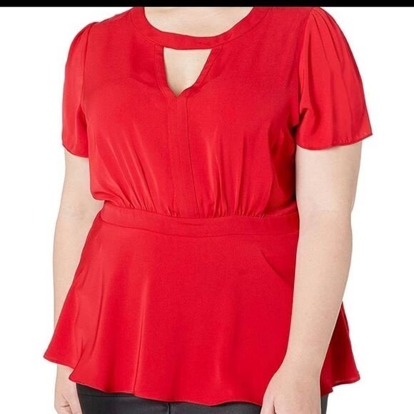 City Chic peplum top - Picture 1 of 8